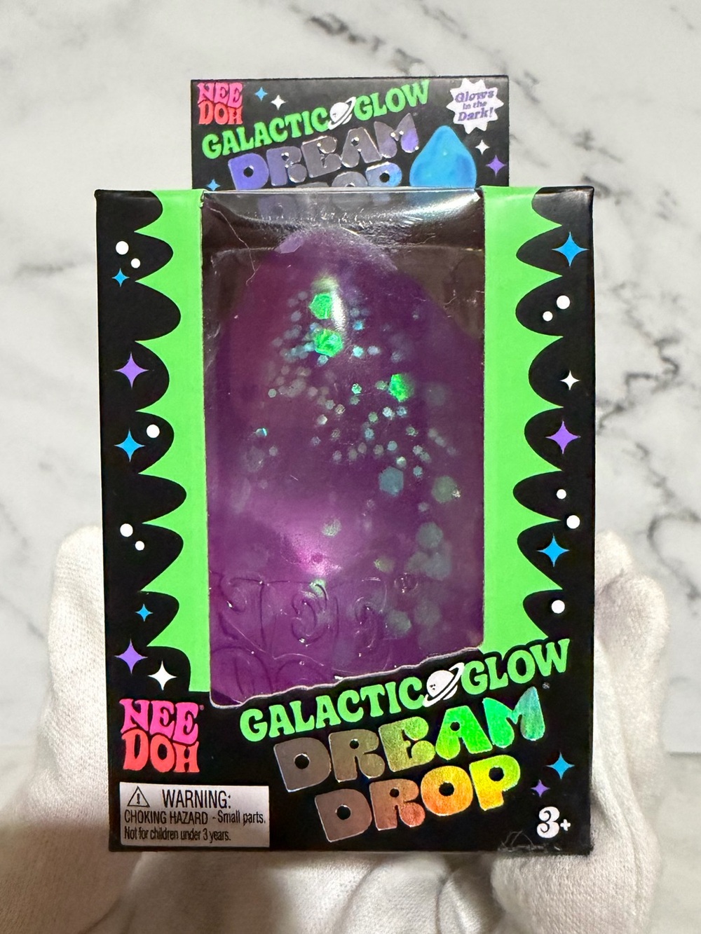 NeeDoh Galactic Glow Dream Drop - Purple